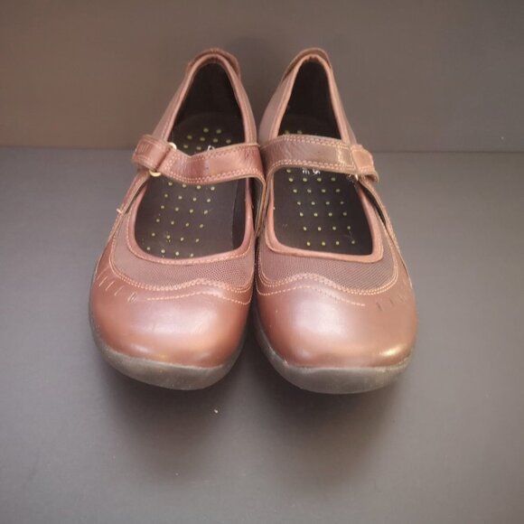 Clarks Wave Ladies Dark Brown Mary Jane Style Shoes - Picture 8 of 8